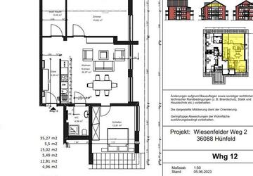 Wohnung Hünfeld - 3 Zimmer, 79 m&sup2;, 830&euro; | Angebot:26665473
